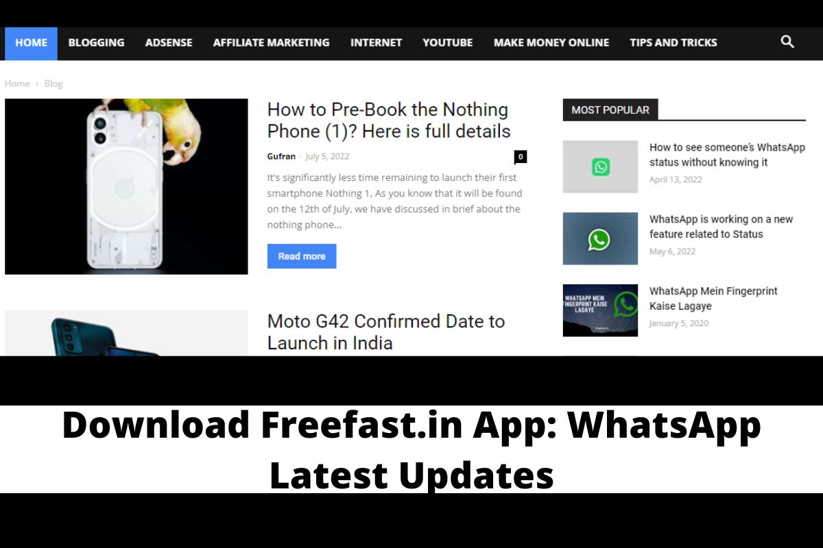 Freefast.in App